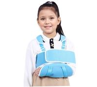 Joygoodta Élingue du bras pour les enfants, élingue de bras pour enfants réglable avec sangle de taille, bracelet support rembourré confortable pour le coude épaule à épaule