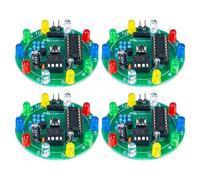 Joygoodta Kit de Pratique de Soudure 4 pièces, kit électronique Bricolage, Soudure Roue pour la Formation des compétences, Projet Amusant, Kits Pratique Circuits imprimés Bricolage pour l'appren