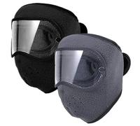 Joygoodta Lot de 2 masques d'hiver pour hommes, protection faciale complète coupe-vent avec lunettes HD amovibles, masque thermique polaire pour activités de plein air