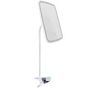 Joygoodta Miroir à Clipser, Miroir à Clipser, vanité de Maquillage carrée Portable multifonctionnelle avec lumières Rechargeables pour Le Maquillage et Les Soins de la Peau