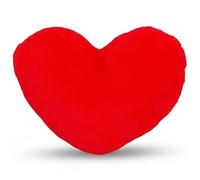 Joygoodta Oreiller en Forme de cœur en Peluche 45, 7 x 35, 6 cm, Mignon, Moelleux, décoratif, pour la Saint-Valentin, pour Le Salon, la Chambre à Coucher, Rouge