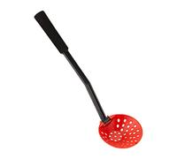 Joygoodta Pelle de pêche sur Glace avec Manche Long, écumoire Pliable et détachable pour la pêche d'hiver Rouge, cuillère à Glace