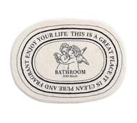 Joygoodta Tapis de Bain, Tapis de Salle Bain pour bébé Ange, Fort Absorbant et Salle Sec Rapide, antidérapant 20x31, 5 Pouces, Cachemire Imitation Facile et Confortable Lava