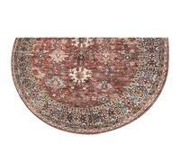 Joygoodta Tapis de Foyer, Tapis de Foyer, cheminée Douce Absorbant l'eau 20x32 Pouces, Porte Demi-Rond antidérapant, Demi-Lune Lavable pour entrée Porte Cuisine Salle Bain