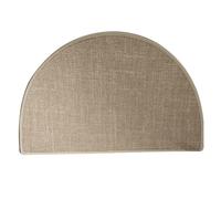 Joygoodta Tapis Demi-Lune, Tapis Demi-Lune, 50, 8 x 81, 3 cm, Absorbant l'eau, séchage Rapide, Rond, antidérapant, Lavable, entrée pour Chambre à Coucher, Salon, Cuisine, Salle de Bain, buand