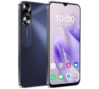 JoyHandy Téléphone mobile débloqué 4G pas cher 6,3 pouces Écran HD, 32 Go de ROM (extension 256 Go), Android 10.0, double SIM, identification faciale/WiFi/GPS/OTG Smartphone 4G (A38-Noir)