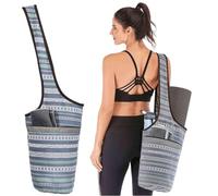 JOYHAZE Yoga Pad Sac avec de Grandes Poches Grande capacité Pilates Pad Support pour Les Femmes de Sport Gym Shopping Facile d'accès Poids léger s'adapte à la Plupart des Tailles de Tapis