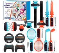 JoyHood 16 en 1 Kit Accessoires de Sport pour Switch 2, Familiaux Kit d'accessoires compatibles avec les Jeux de de Sport pour Switch 2 de Enfants et Adultes