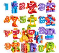 JOYIN 10 Pièces Nombre Robot Figurine Jouets pour Enfants Apprentissage du Nombre, Fête d'anniversaire, Récompenses pour Salle de Classe, Prix Carnaval, Jouet d'Education Préscolaire
