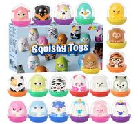 JOYIN 20 PC Jouets Squishy à Hausse Lente, Jouets à Presser Jouets Fidget Jouets Animaux Jouets Anti-Stress pour Garçons et Filles Cadeaux de Fête Enfants Goodie Bag Stuffers