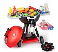 JOYIN 34 PCS Jouet BBQ Grill Set, Enfant Grill playset, Little Chef Faire Semblant de Jouet, Cuisine Cuisine Jouet Interactive BBQ Jouet Set pour Enfants