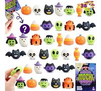 JOYIN 36 Pcs Squishy Mochi d'Halloween dans des Sacs Aveugles - 12 Personnages pour Soulager Le Stress, Sac Surprise pour Enfants, Party Favors et Goodie Fillers