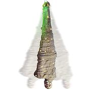 JOYIN Décoration d'halloween de 165,1 cm, Accessoires animés à Suspendre avec lumières intégrales, Yeux LED et Sons effrayants pour Halloween en Plein air, pelouse, Cour, terrasse, Maison hantée