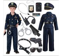 JOYIN Déguisement Policier Enfant Costume de Luxe pour Jeu de Rôle (Toddler (3-4 yrs))