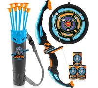 JOYIN Ensemble de Jouets de tir à l'arc avec Arc et flèche avec lumières LED Clignotantes pour Enfants, Ensemble de Jeu de tir à l'arc Lumineux avec Arc Lumineux