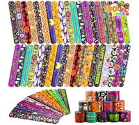 JOYIN Lot de 100 bracelets d'amitié avec motifs sur le thème d'Halloween