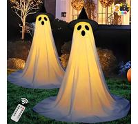 JOYIN Lot de 2 décorations d'halloween de 120 cm, fantômes sur Pied pour extérieur