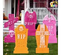 JOYIN Pierres tombales d'halloween 43 cm - Décorations d'extérieur