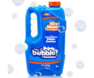 JOYIN Recharge concentrée pour Bulles de Savon 950 ML, Jusqu’à 9,5 L de Solution, pour Machine à Bulles, Pistolet à Bulles et Baguettes, fêtes d’Enfants et Jeux en extérieur
