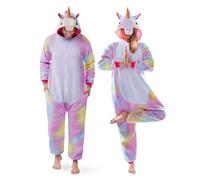 JOYIN Spooktacular Creations Onesie Pyjama Adulte Unisexe Déguisement Animal Licorne, Multicolor (X-Large)