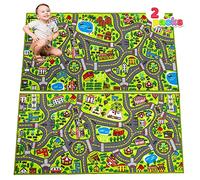 JOYIN Tapis de Jeux 80x150cm pour Enfants à partir de 3 Ans Tapis Circuit Grand Tapis de Jeux dans la Salle de Jeux