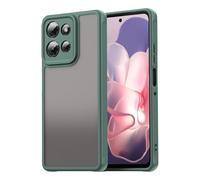 Joyinteng Coque de téléphone pour Motorola Moto G Power 2026/2025, fine et robuste, anti-empreintes digitales/rayures, hybride mat, translucide, dos en polycarbonate rigide, pare-chocs en TPU souple