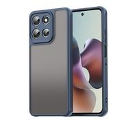 Joyinteng Coque de téléphone pour Motorola Moto G56/G66Y/G66J, coque de téléphone fine et robuste, anti-empreintes digitales/rayures, hybride mat, translucide, dos en polycarbonate rigide, pare-chocs