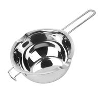 JOYIT Casserole à fondue au chocolat, 1000 ml, en acier inoxydable 304, pour fondre la cire, le bain-marie pour faire fondre le chocolat, le beurre, le fromage, le caramel