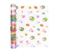 JOYIT Rouleau de papier cellophane de Pâques de 30,5 m avec œuf (44,5 cm x 30,5 m) - Papier d'emballage de 0,076 mm d'épaisseur pour paniers, emballage cadeau de bonbons