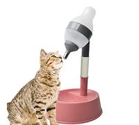Joyivike 2 in 1 Nourriture Eau Automatique pour Animaux, Alimentateur Croquettes Gamelle pour Chat/Chien, Distributeur Automatique Eau, Hauteur Réglable