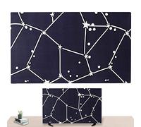 Joyivike Housse TV Universelle | Housse Anti-poussière pour TV,Peinture Design TV Décoration Fournitures pour 32-65 Pouces LCD Flat TV et TV incurvée