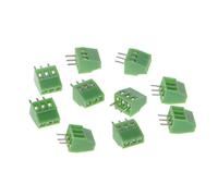 JOYKK 10 Pieces Vis 3Pin Vis PCB Montage Borniers Connecteur Pas 2.54mm - Vert
