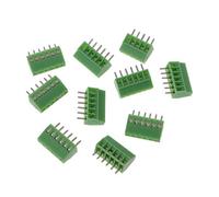 JOYKK 10 Pieces Vis 6Pin Vis Montage Bornes Connecteur Pas 2.54mm - Vert