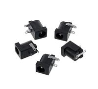 JOYKK 5 pièces DC-005 Connecteur de Prise d'alimentation Jack 5,5x2,1mm pour Montage sur Circuit imprimé -