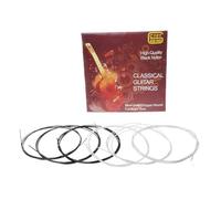 JOYKK 6Pieces / Set C101 Cordes pour Guitare Classique Corde en Nylon Noir Plaqué Argent - Noir, Argent