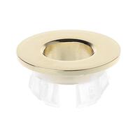 JOYKK Remplacement de l'insert de Bague de Six Pieds en Laiton avec Couvercle de trop-Plein pour lavabo de lavabo de Salle de Bain - Doré