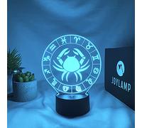 JoyLamp Cancer - 16 couleurs + Télécommande - Collection Astrologie - Lampe signe Zodiac