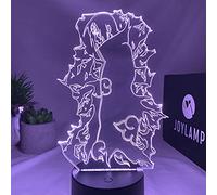 JoyLamp Itachi Uchiha Particules - Collection officielle x Naruto - 16 couleurs + Télécommande + Packaging Naruto - Lampe Itachi 3D Manga