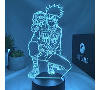 JoyLamp Kakashi Hatake - Collection officielle x Naruto - 16 couleurs + Télécommande + Packaging Naruto - Lampe Kakashi 3D Manga