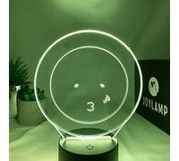 JoyLamp Koro-sensei Musique de Assassination Classroom - Collection officielle x Assassination Classroom - 16 couleurs + Télécommande - Lampes 3D Assassination Classroom