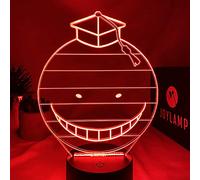 JoyLamp Koro-sensei Nameteru - Collection Officielle Assassination Classroom - 16 Couleurs + Télécommande - Lampe LED 3D Assassination Classroom