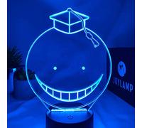 JoyLamp Koro-sensei Sourire - Collection officielle Assassination Classroom - 16 couleurs + Télécommande - Lampes 3D Assassination Classroom