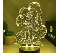 JoyLamp Lampe Garaa Shukaku - Collection officielle x Naruto - 16 couleurs + Télécommande + Packaging Naruto - Lampe Naruto 3D Manga