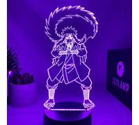 JoyLamp Lampe Jiraya Mode Ermite - Collection officielle x Naruto - 16 couleurs + Télécommande + Packaging Naruto - Lampe Naruto 3D Manga