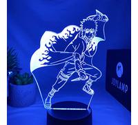 JoyLamp Lampe Minato Namikaze - Collection officielle x Naruto - 16 couleurs + Télécommande + Packaging Naruto - Lampe Naruto 3D Manga