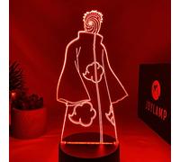 JoyLamp Lampe Tobi Uchiha - Collection officielle x Naruto - 16 couleurs + Télécommande + Packaging Naruto - Lampe Naruto 3D Manga