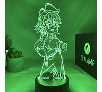 JoyLamp Meliodas de The Seven Deadly Sins - Collection officielle x The Seven Deadly Sins - 16 couleurs + Télécommande - Lampe 3D The Seven Deadly Sins