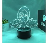 JoyLamp Merlin de The Seven Deadly Sins - Collection officielle x The Seven Deadly Sins - 16 couleurs + Télécommande - Lampe 3D The Seven Deadly Sins