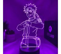 JoyLamp Naruto Uzumaki - Collection officielle x Naruto - 16 couleurs + Télécommande + Packaging Naruto - Lampe Naruto 3D Manga