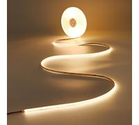 JOYLIT 15M Ruban LED COB 24V Blanc Chaud 3000K, 480LEDs/M CRI 90+ 10500LM Haute Luminosité Dimmable Autocollante Bande LED pour Chambre, Armoire (Alimentation non Incluse)